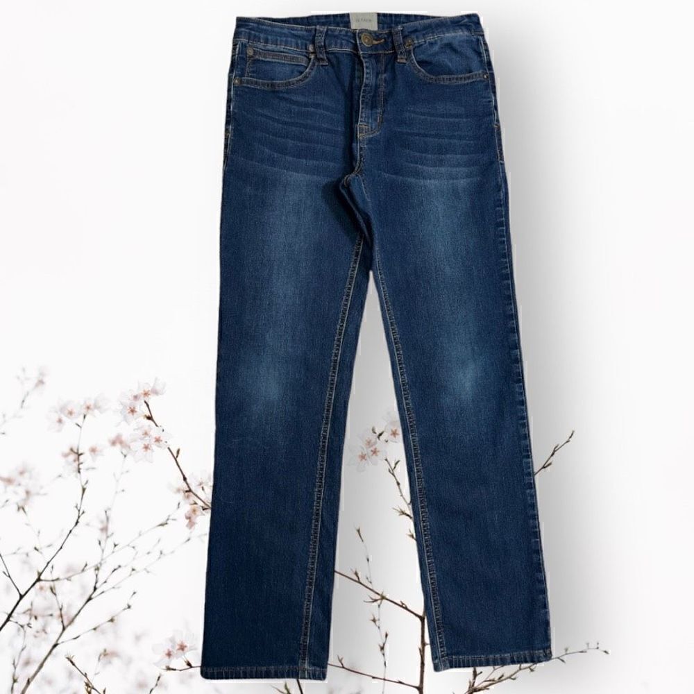 Hudson Mid Rise Straight Leg Ankle Jeans Girls Sz 14 - Picture 3 of 8